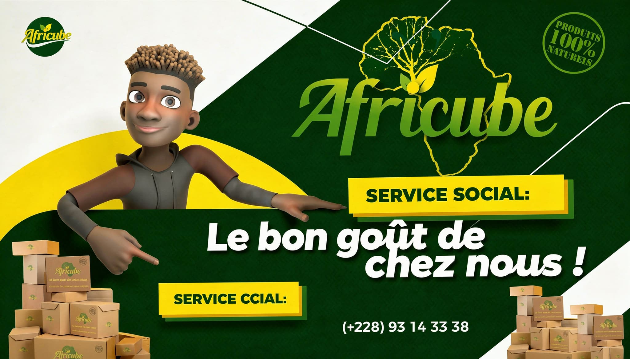 Affiche Africube